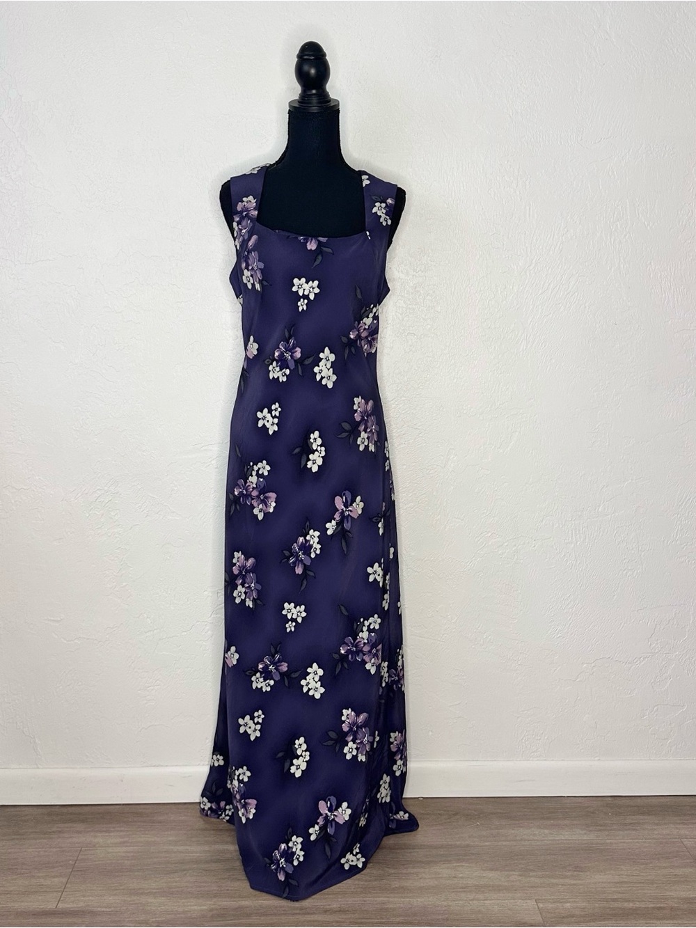 90s DBY ltd blue floral dress